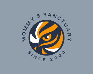 Sanctuary Tiger Eye logo design