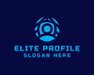 Human Globe Profile logo