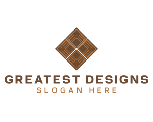 Floor Tile Interior Design logo design