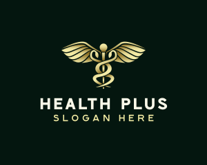 Hospital Health Caduceus logo design