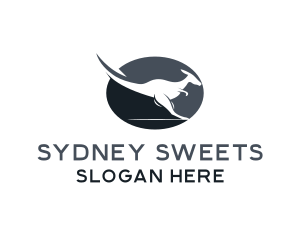 Australian Kangaroo Animal logo design