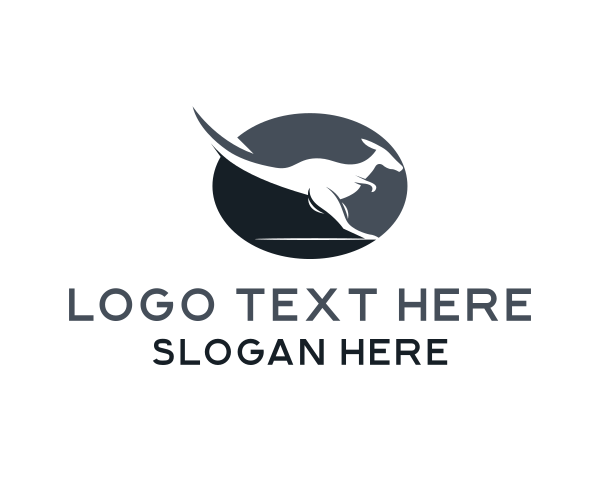 Australian Kangaroo Animal logo