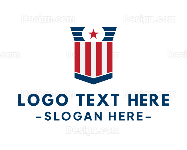 Stars And Stripes Voting Logo