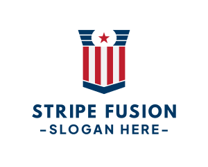 Stars And Stripes Voting logo design