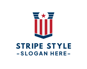 Stars And Stripes Voting logo design