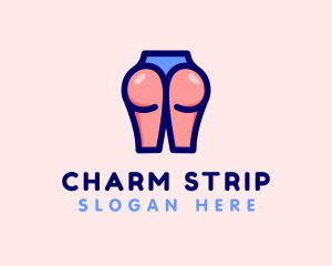 Seductive Butt Panty logo design