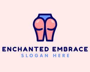 Seductive Butt Panty logo design