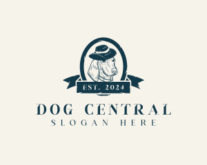 Dog Hat Canine logo design