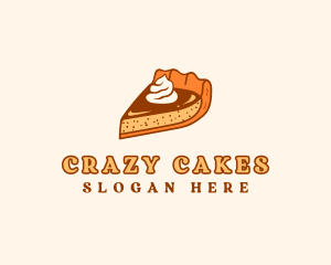 Pumpkin Cake Dessert logo design