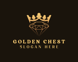 Golden Crystal Crown logo design