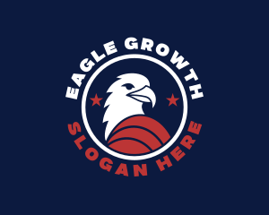 Patriotic USA Eagle logo design