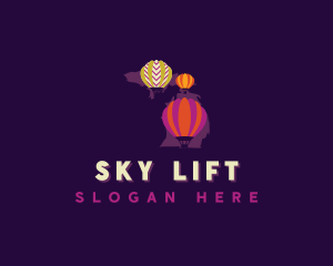 Michigan Hot Air Balloon logo design