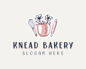 Floral Bakery Patisserie logo design