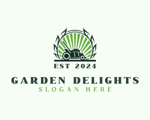 Mower Garden Landscaping logo design