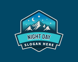 Outdoor Mountain Night logo design