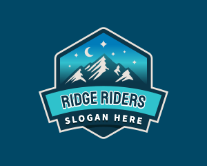 Outdoor Mountain Night logo design