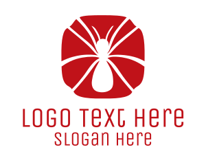 Silhouette - Red Spider Silhouette logo design
