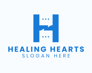 Messaging Letter H Logo