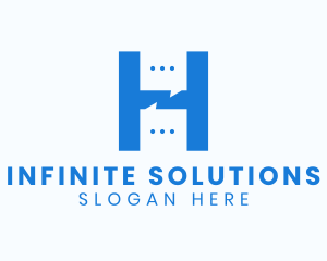 Messaging Letter H Logo