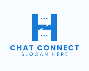 Messaging Letter H logo