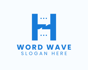 Messaging Letter H logo