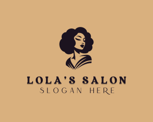 Curly Hair Salon logo design