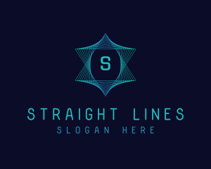 Digital Tech Lines Star logo