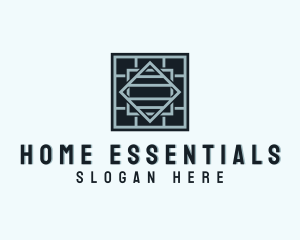 Home Depot Floor Tile logo design