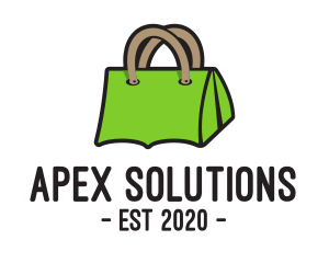 Green Tent Bag logo design