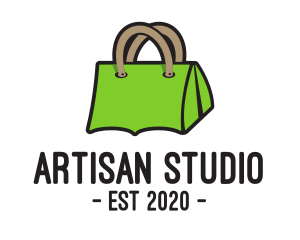 Green Tent Bag logo design