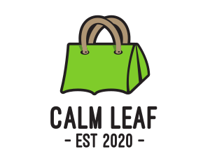 Green Tent Bag logo design