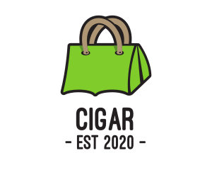 Green Tent Bag logo design