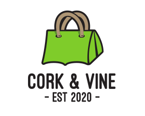 Green Tent Bag logo design