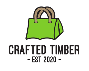 Green Tent Bag logo design