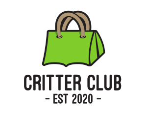 Green Tent Bag logo design