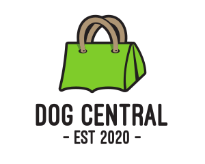 Green Tent Bag logo design