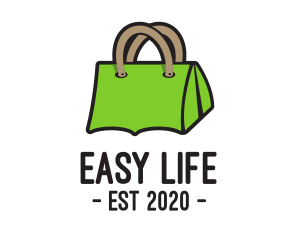 Green Tent Bag logo design