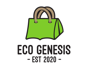 Green Tent Bag logo design