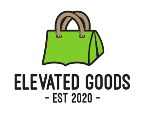 Green Tent Bag logo design