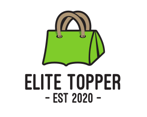 Green Tent Bag logo design