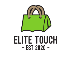 Green Tent Bag logo design