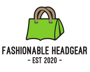 Green Tent Bag logo design