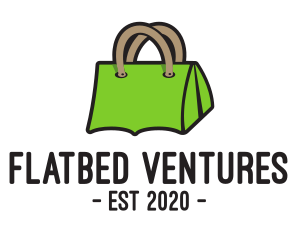 Green Tent Bag logo design