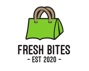 Green Tent Bag logo design