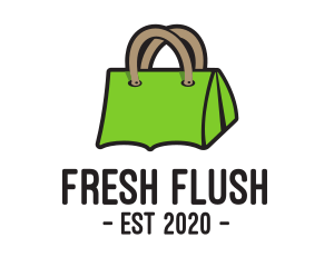 Green Tent Bag logo design