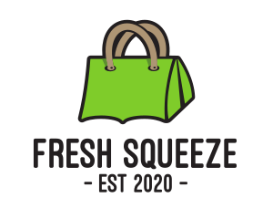 Green Tent Bag logo design