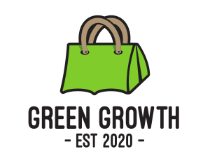 Green Tent Bag logo design