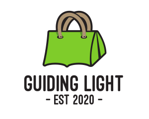 Green Tent Bag logo design