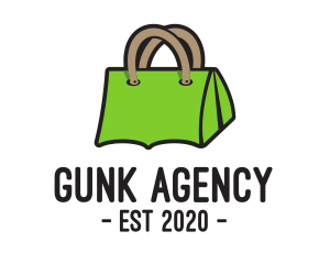 Green Tent Bag logo design