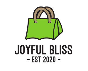 Green Tent Bag logo design